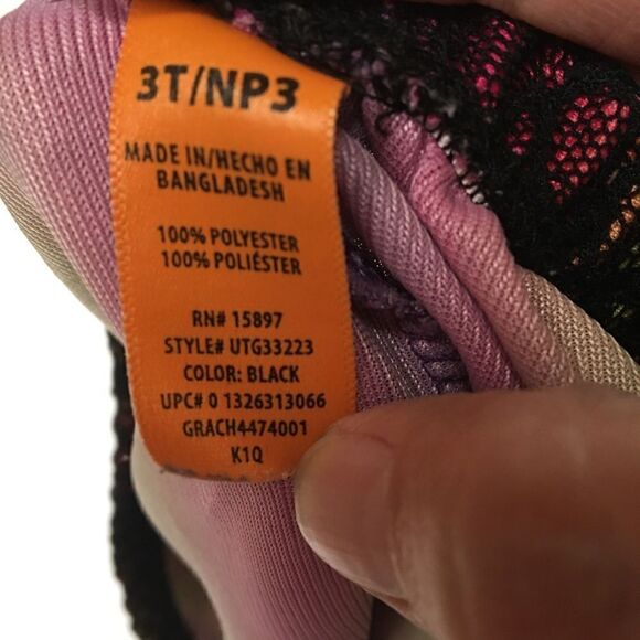 Girls spiderweb lace overlay mini skirt 3T - Picture 5 of 6